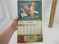 VINTAGE ADVERT. CALENDAR