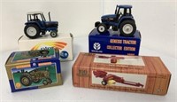 4 1/64 Ford and New Holland Tractors and Baler