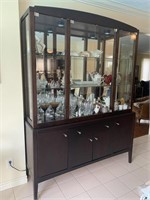 Stunning China cabinet with glass shelving - FL