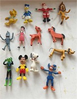 12- Rubber Toy Collectibles