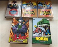 5-DC Comics Hard Covered Books