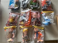 11- Rubber Cartoon Toys in Bag