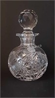 CRYSTAL SCENT BOTTLE WITH STOPPER