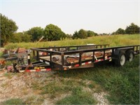 20' x 7'6" Big Tex Bumper Pull Trailer 7k Axles