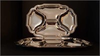 2 JEAN COUZON DIVIDED SERVING TRAYS