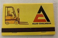 Allis Chalmers Forklift Matchbook