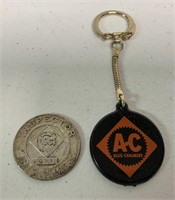 Allis Chalmers Inspector Token and Keychain