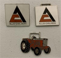 3 Allis Chalmers Pin and Watchfobs