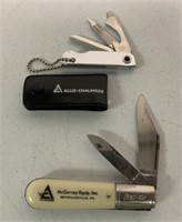 2 Allis Chalmers Pocket Knife