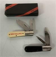 2 Barlow New Holland Knives