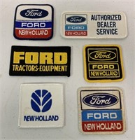 6 Ford New Holland Patches