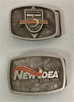 Gleaner and New Idea Belt Buckles