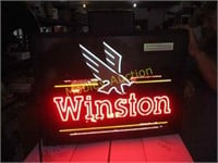WINSTON LIGHT UP SIGN