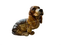 Vintage Basset Statue