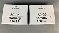 (2x) 20 rnds Reloaded 30-06 Ammo
