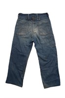 VINTAGE Off brand 1930s buckleback jeans  DENIM