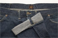 Lee center patch 50’s era jeans vintage denim vg+