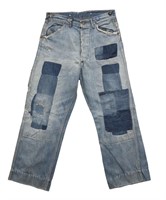 40s jeans w/ original ranch repairs VINTAGE DENIM