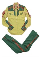 Cowboy Outfit  2pc custom tailored vintage western