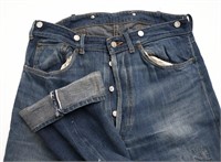 1920s JC Penny’s Buckleback Jeans  early denim