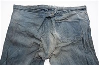 Homemade 1800’s Jeans  EARLY VINTAGE DENIM PANTS