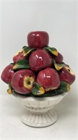 Apple Basket Pottery Centerpiece