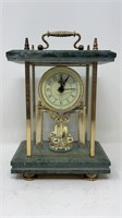 Green Marble Mantle Clock Anniversary