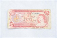 1974 $2.00 Canada Bank Note - Circulated