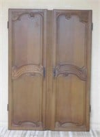Louis XV Style Peg Constructed Oak Doors.