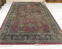 Large Persian Style Hand Knotted Rug.