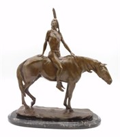 Charles H. Humphriss "The Warrior" Bronze.