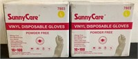 (2000) SunnyCare Large Vinyl Disposable Gloves 780