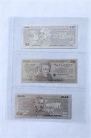 USA - $10, $20, $50 Silver Note Design