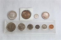 Canadian Centennial Coin Set w Extra Coins