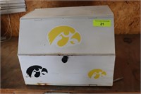 Painted Hawkeye Breadbox