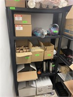 Black Plastic Storage Shelf