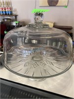 Glass Covered Cake Stand
