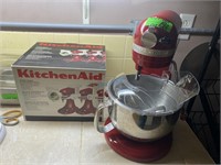KitchenAir Red Professional 600 Stand Mixer