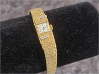 Ladies' 18K & Diamond Bucherer Wrist Watch