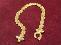 Ladies' 18kt Gold Chain Link Bracelet