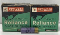 (T) Red Head Reliance 16 Gauge Shot Shells, 6