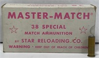 (T) Master Match 38 Special 50 Wad-Cutters