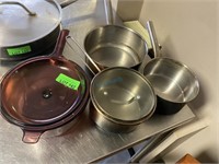 LOT: Stainless Steel Sauce Pots