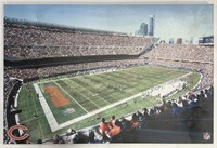 (T) Soldier Field Chicago Bears Canvas Print 33in