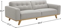 Amazon Brand – Rivet Bigelow Modern Sofa Couch