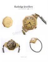 18K Yellow Gold Tiffany Ladies Wrist Watch