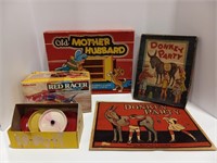 (T) Vintage Games/ Toys. ( Old Mother Hubbard,