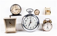 Lot of Vintage Alarm / Wall Clocks