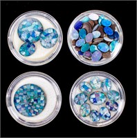 Jewelry Unmounted Colorful Opal Doublets