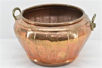 Double Handle Copper Pot